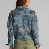 Modré dámské svetry Ralph Lauren Patchwork Modré dámské svetry Ralph Lauren Patchwork