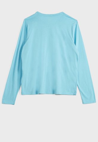 Modrá dámská trička Ralph Lauren Crew Neck