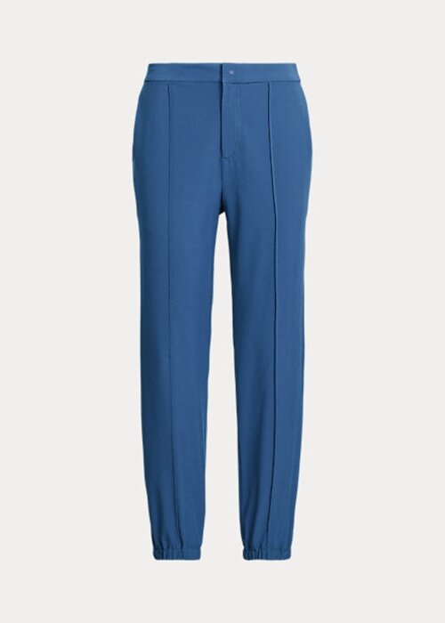 Modré dámské čtyřsměrné kalhoty Ralph Lauren Jogger Modré dámské čtyřsměrné kalhoty Ralph Lauren Jogger