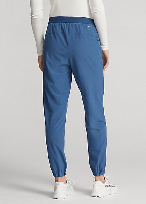 Modré dámské čtyřsměrné kalhoty Ralph Lauren Jogger Modré dámské čtyřsměrné kalhoty Ralph Lauren Jogger