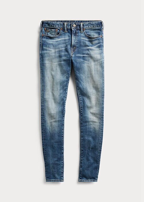 Modré dámské úzké strečové džíny Ralph Lauren Modré dámské úzké strečové džíny Ralph Lauren