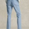 Modré dámské zkrácené kalhoty Ralph Lauren Chambray Kick-Flare