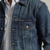 Modré pánské bundy Ralph Lauren Denim Trucker