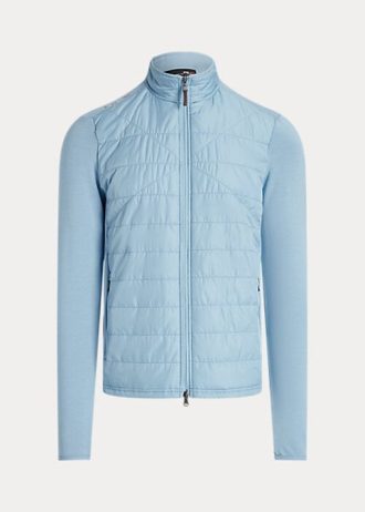 Modré pánské bundy Ralph Lauren Hybrid Mockneck Modré pánské bundy Ralph Lauren Hybrid Mockneck