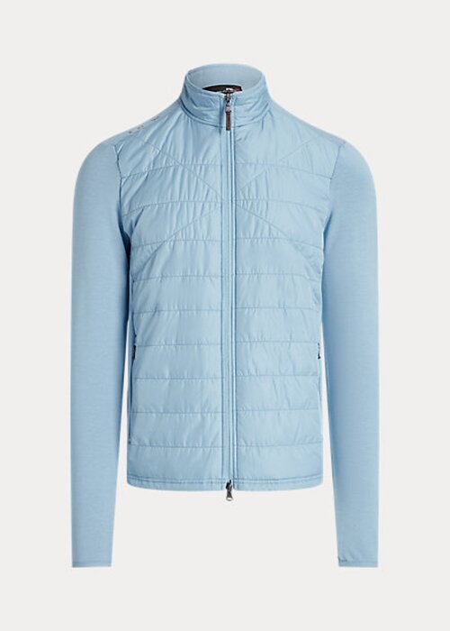 Modré pánské bundy Ralph Lauren Hybrid Mockneck Modré pánské bundy Ralph Lauren Hybrid Mockneck