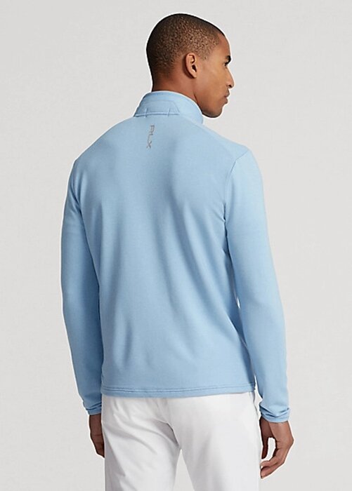 Modré pánské bundy Ralph Lauren Hybrid Mockneck Modré pánské bundy Ralph Lauren Hybrid Mockneck