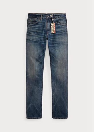 Modré pánské džíny Ralph Lauren Slim Fit Belgrade