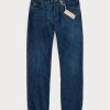 Modré pánské džíny Ralph Lauren Slim Fit Eastridge Selvedge