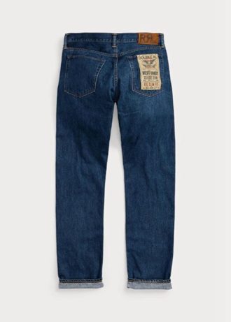 Modré pánské džíny Ralph Lauren Slim Fit Eastridge Selvedge
