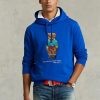 Modrá pánská fleecová mikina Ralph Lauren Polo Bear