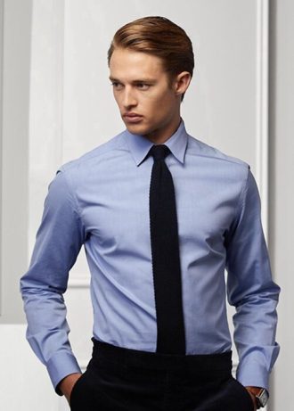 Modré pánské formální košile Ralph Lauren End-on-end
