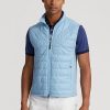 Modrá pánská hybridní mockneck vesta Ralph Lauren Modrá pánská hybridní mockneck vesta Ralph Lauren