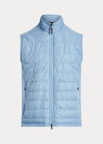 Modrá pánská hybridní mockneck vesta Ralph Lauren