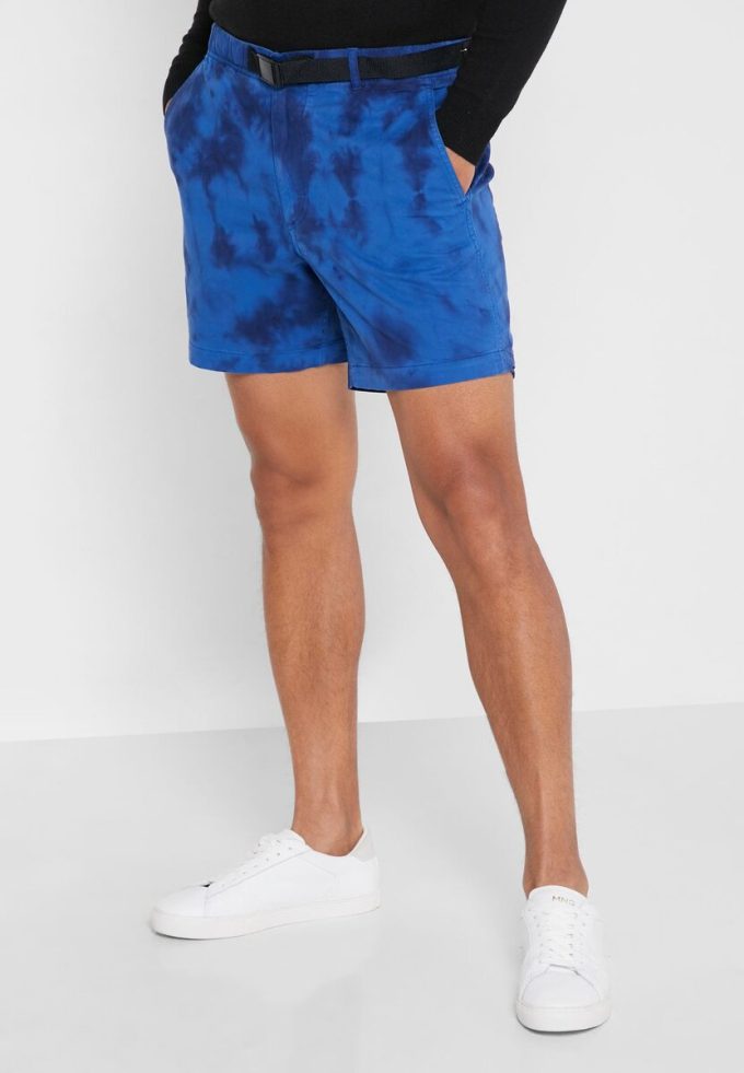 Modré pánské kraťasy Ralph Lauren Tie Dye Cargo Modré pánské kraťasy Ralph Lauren Tie Dye Cargo