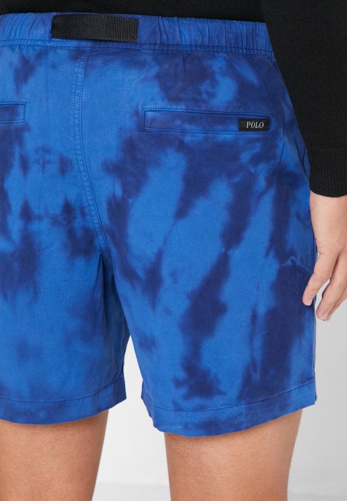 Modré pánské kraťasy Ralph Lauren Tie Dye Cargo Modré pánské kraťasy Ralph Lauren Tie Dye Cargo