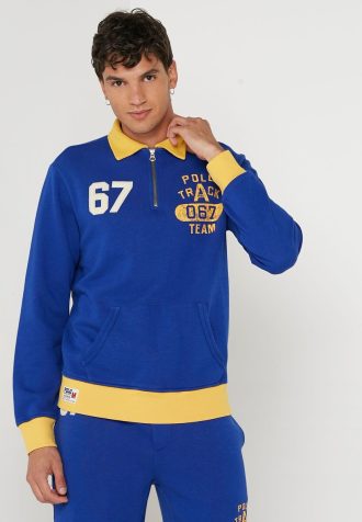 Modrá pánská mikina Ralph Lauren Essential