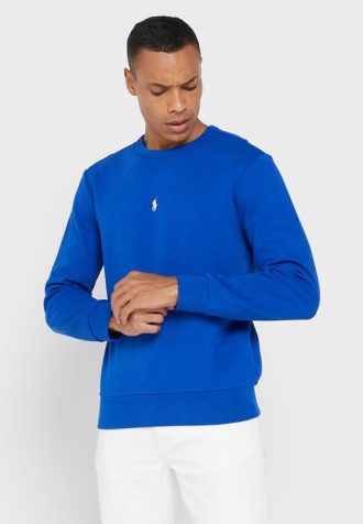 Modrá pánská mikina Ralph Lauren Essential