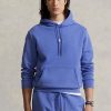Modrá pánská mikina s dvojitým úpletem Ralph Lauren