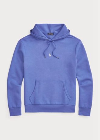 Modrá pánská mikina s dvojitým úpletem Ralph Lauren