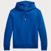 Modrá pánská mikina s dvojitým úpletem Ralph Lauren