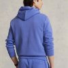 Modrá pánská mikina s dvojitým úpletem Ralph Lauren