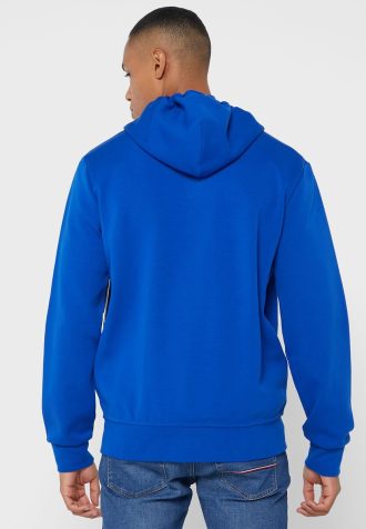 Modrá pánská mikina s kapucí Ralph Lauren Essential