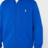 Modrá pánská mikina s kapucí Ralph Lauren Essential