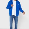 Modrá pánská mikina s kapucí Ralph Lauren Essential