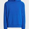 Modrá pánská mikina s kapucí Ralph Lauren French Terry