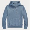 Modrá pánská mikina s kapucí Ralph Lauren z organické bavlny