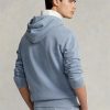Modrá pánská mikina s kapucí Ralph Lauren z organické bavlny