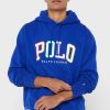 Modrá pánská mikina s logem Ralph Lauren Modrá pánská mikina s logem Ralph Lauren