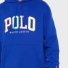 Modrá pánská mikina s logem Ralph Lauren Modrá pánská mikina s logem Ralph Lauren