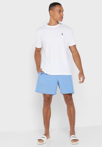 Modré pánské šortky Ralph Lauren Essential Swim
