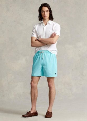 Modré pánské šortky Ralph Lauren Traveler Swimming Trunk