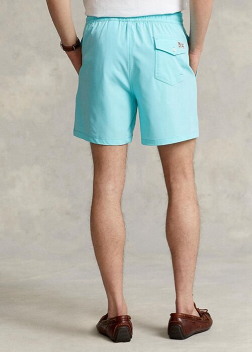 Modré pánské šortky Ralph Lauren Traveler Swimming Trunk Modré pánské šortky Ralph Lauren Traveler Swimming Trunk