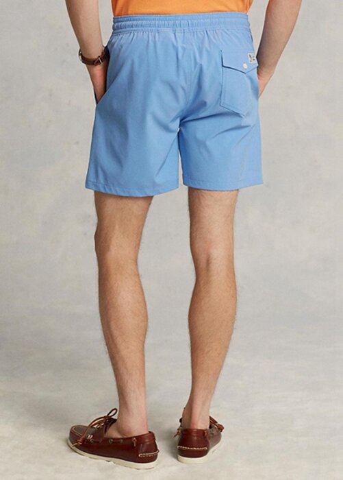 Modré pánské šortky Ralph Lauren Traveler Swimming Trunk Modré pánské šortky Ralph Lauren Traveler Swimming Trunk