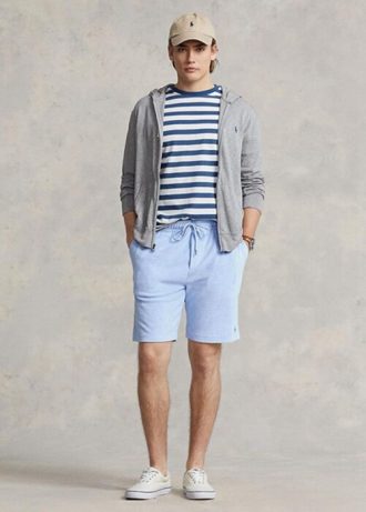Modré pánské šortky se stahovací šňůrkou Ralph Lauren Terry