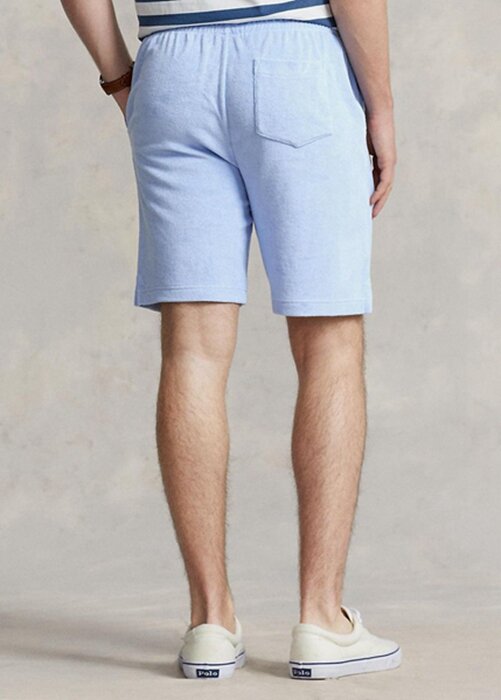 Modré pánské šortky se stahovací šňůrkou Ralph Lauren Terry Modré pánské šortky se stahovací šňůrkou Ralph Lauren Terry