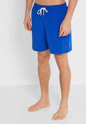 Modré pánské plavky se stahovací šňůrkou Ralph Lauren