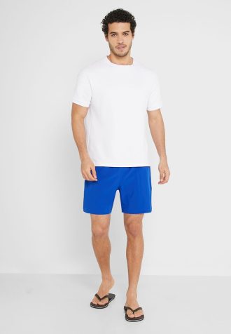 Modré pánské plavky se stahovací šňůrkou Ralph Lauren