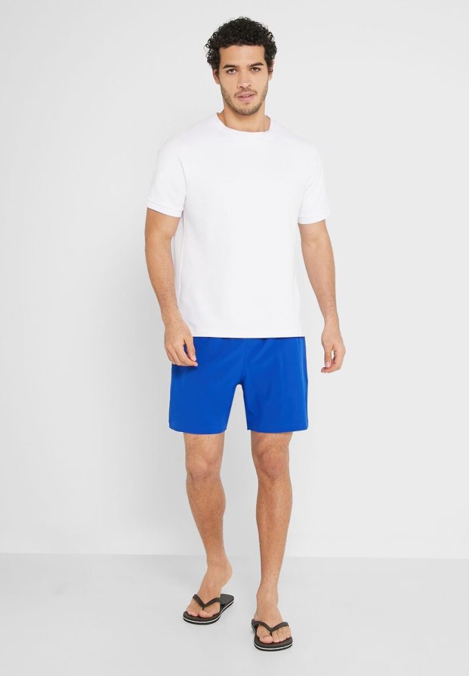 Modré pánské plavky se stahovací šňůrkou Ralph Lauren Modré pánské plavky se stahovací šňůrkou Ralph Lauren