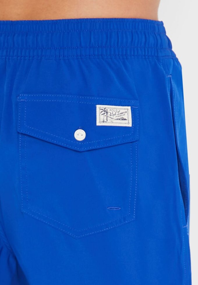 Modré pánské plavky se stahovací šňůrkou Ralph Lauren Modré pánské plavky se stahovací šňůrkou Ralph Lauren