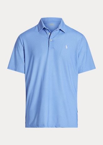 Modré pánské polokošile Ralph Lauren Classic Fit Performance Modré pánské polokošile Ralph Lauren Classic Fit Performance