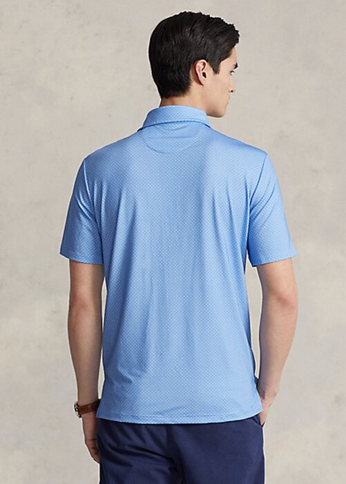 Modré pánské polokošile Ralph Lauren Classic Fit Performance Modré pánské polokošile Ralph Lauren Classic Fit Performance