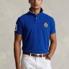Modré pánské polokošile Ralph Lauren Classic Fit Polo Crest Mesh Modré pánské polokošile Ralph Lauren Classic Fit Polo Crest Mesh