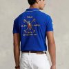 Modré pánské polokošile Ralph Lauren Classic Fit Polo Crest Mesh Modré pánské polokošile Ralph Lauren Classic Fit Polo Crest Mesh