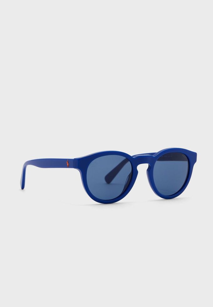 Modré pánské sluneční brýle Ralph Lauren 0Ph4184 Wayfarers