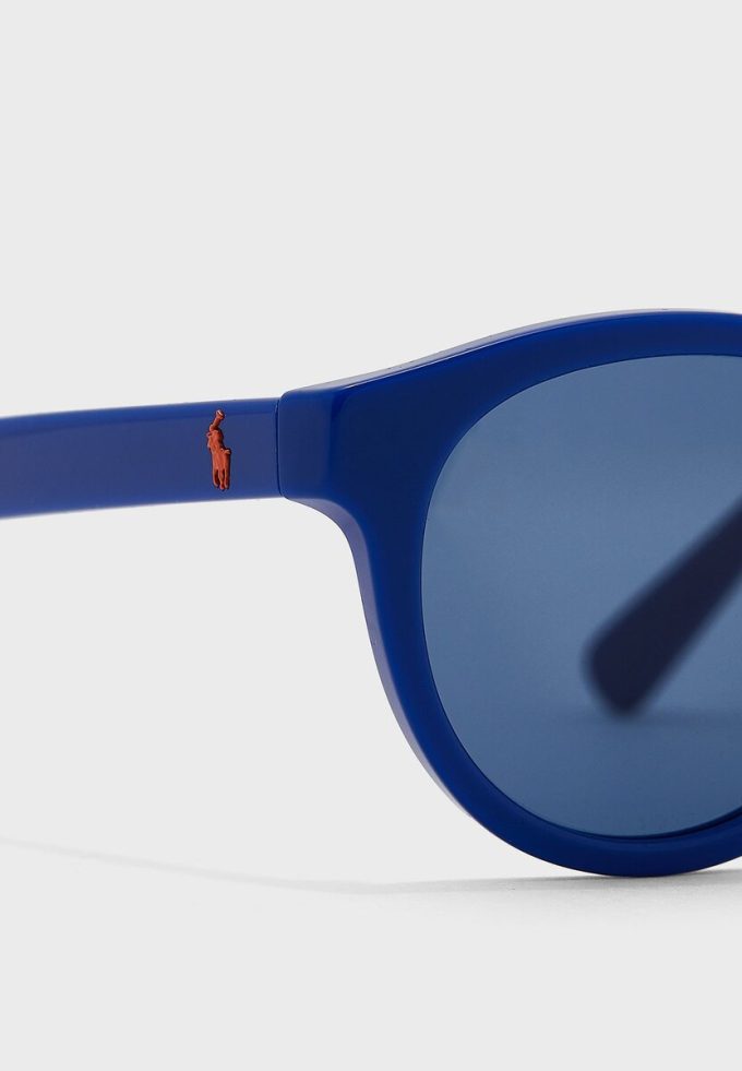 Modré pánské sluneční brýle Ralph Lauren 0Ph4184 Wayfarers
