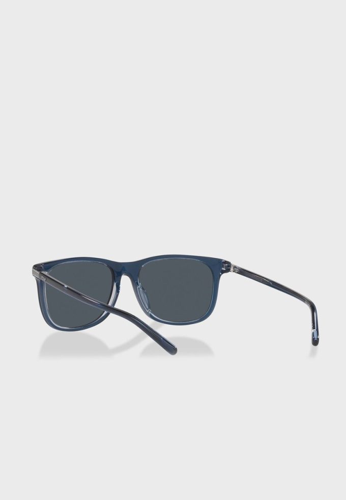 Modré pánské sluneční brýle Ralph Lauren 0Ph4186U Wayfarers